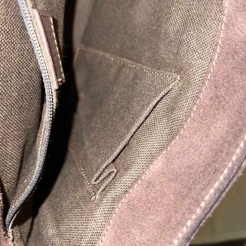 Burberry Suede & Leather Satchel - Picture 7 of 8